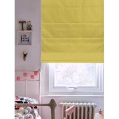 Tribeca Chartreuse Blackout Electric Roman Blind