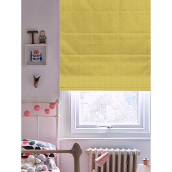 Tribeca Chartreuse Blackout Electric Roman Blind