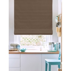 Tribeca Chocolat Blackout Electric Roman Blind