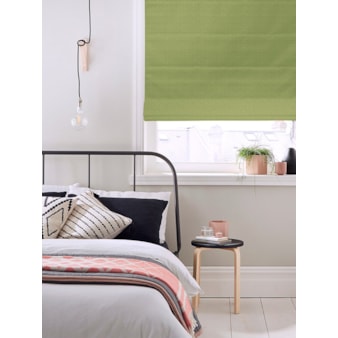 Tribeca Matcha Blackout Electric Roman Blind