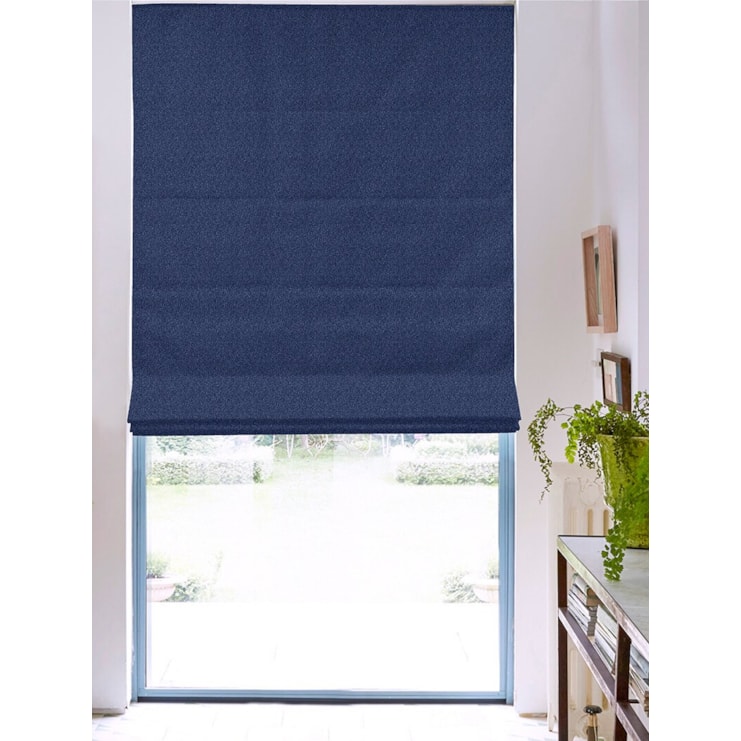 Tribeca Midnight Blackout Electric Roman Blind