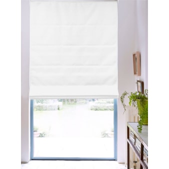 Tribeca Snowstorm Blackout Electric Roman Blind