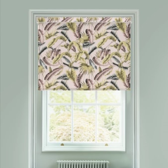 Venezuela Blush Electric Roller Blind by Boon & Blake