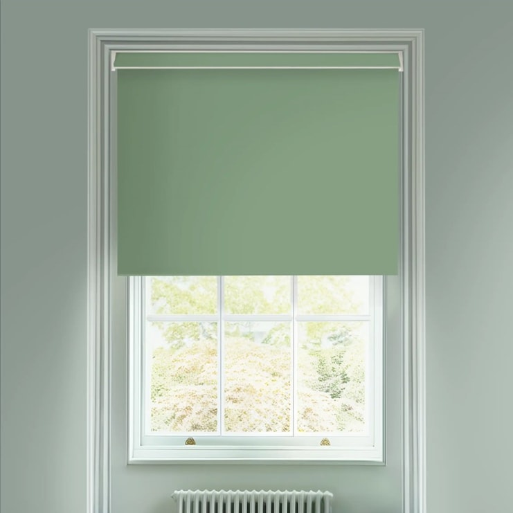 Wellington Green Blackout Electric Roller Blind