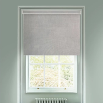 Windsor Light Grey Blackout Electric Roller Blind